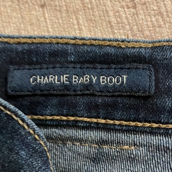 Lucky Brand size 2/26 L Charlie Baby Boot dark wash jeans - Picture 6 of 10